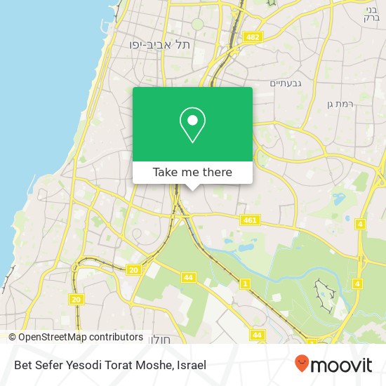 Bet Sefer Yesodi Torat Moshe map