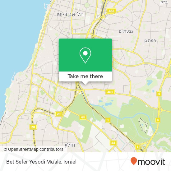 Карта Bet Sefer Yesodi Ma‘ale