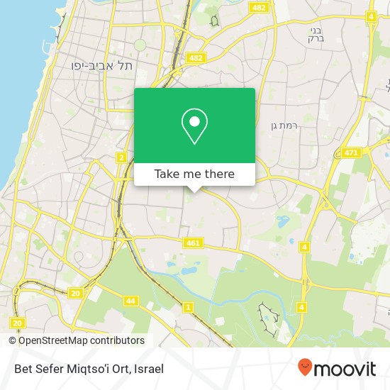 Bet Sefer Miqtso‘i Ort map