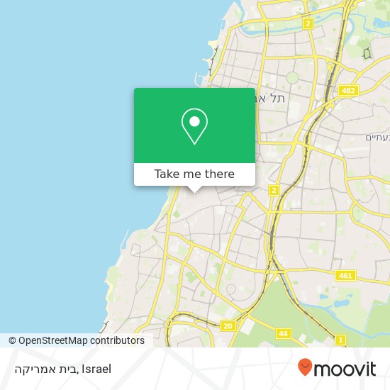 בית אמריקה map