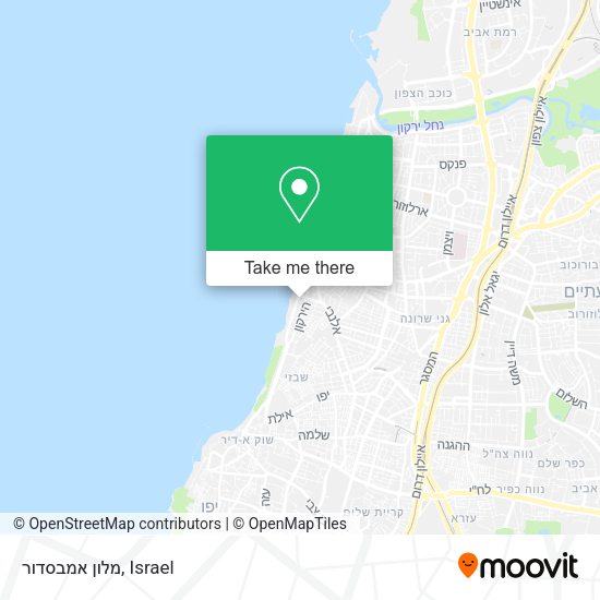 מלון אמבסדור map