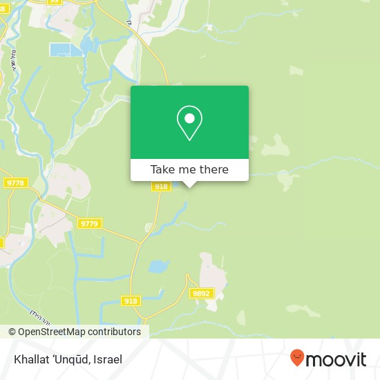 Khallat ‘Unqūd map
