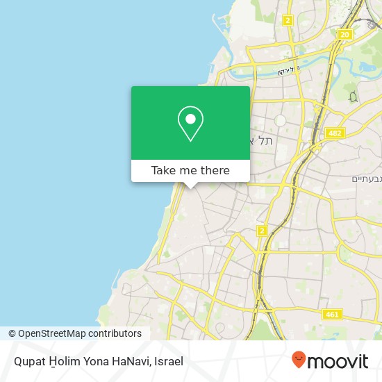 Карта Qupat H̱olim Yona HaNavi