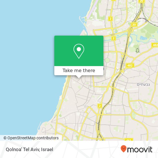 Qolnoa‘ Tel Aviv map