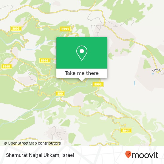 Shemurat Naẖal Ukkam map