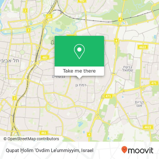 Qupat H̱olim ‘Ovdim Le’ummiyyim map