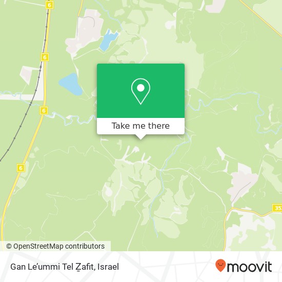 Gan Le’ummi Tel Ẕafit map