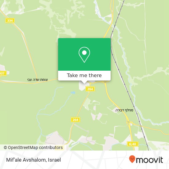 Mif’ale Avshalom map