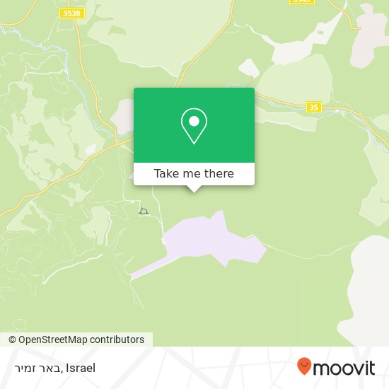 באר זמיר map