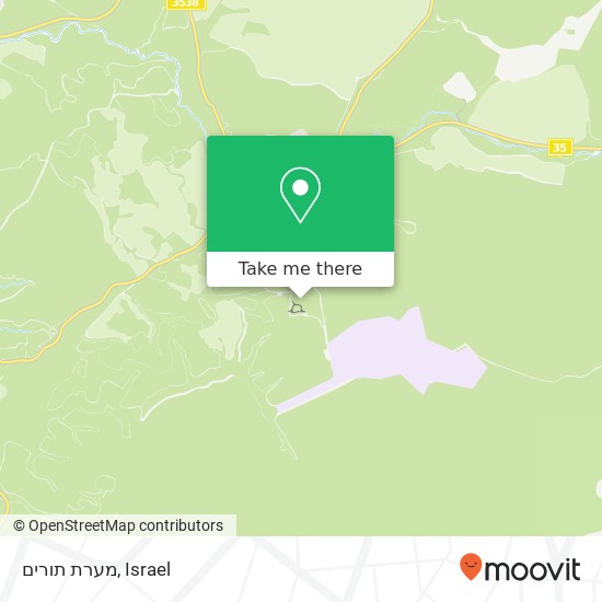 מערת תורים map