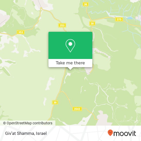Карта Giv’at Shamma