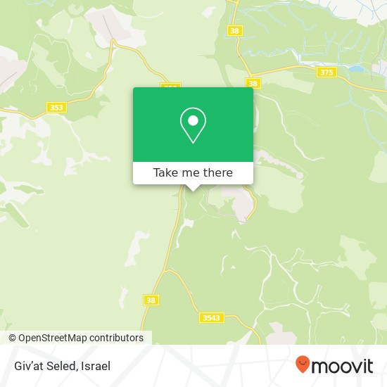 Giv’at Seled map