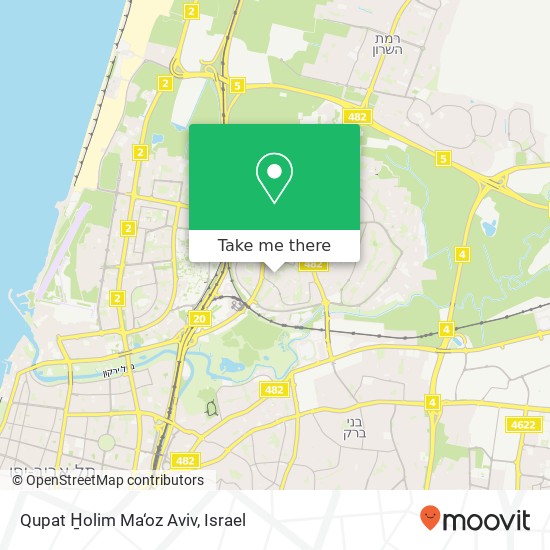 Qupat H̱olim Ma‘oz Aviv map