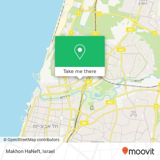 Makhon HaNeft map