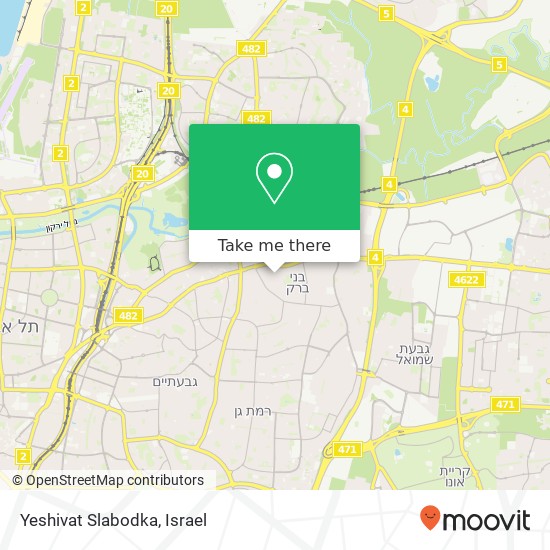Yeshivat Slabodka map