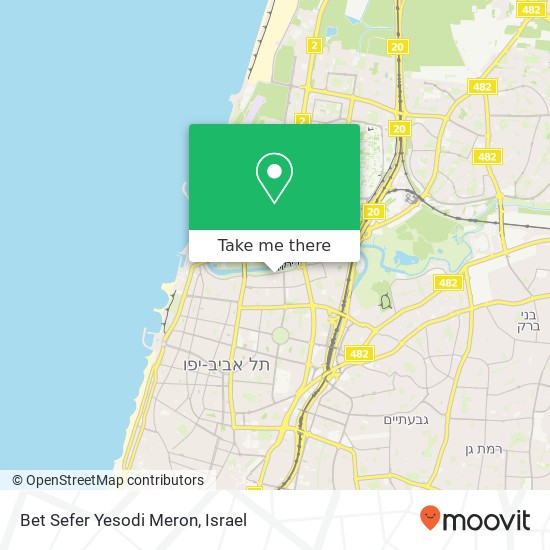 Bet Sefer Yesodi Meron map