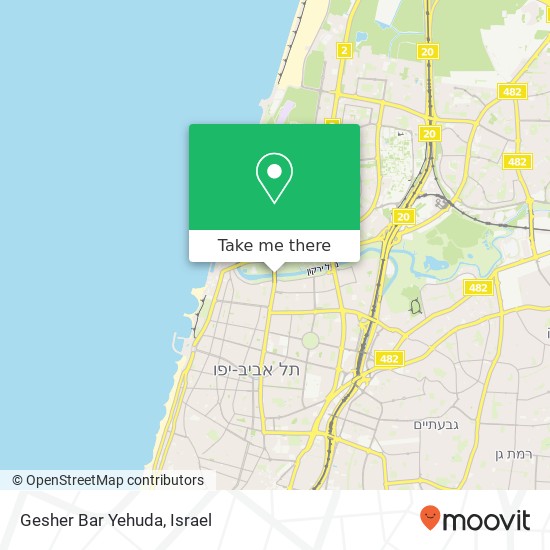 Карта Gesher Bar Yehuda