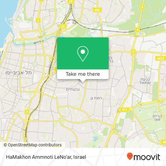 HaMakhon Ammnoti LeNo‘ar map