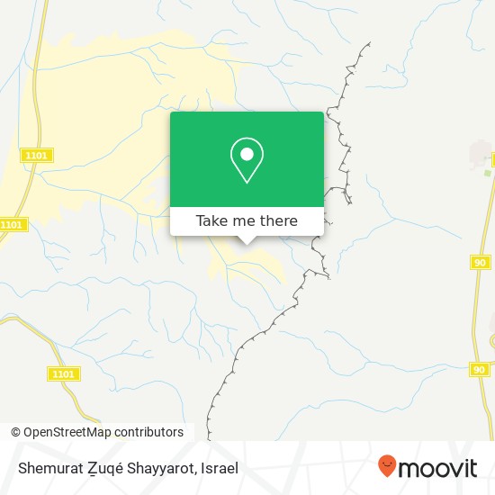 Карта Shemurat Ẕuqé Shayyarot