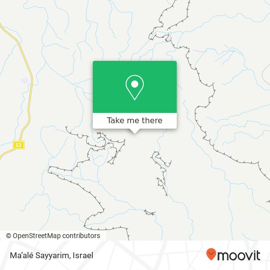 Ma‘alé Sayyarim map