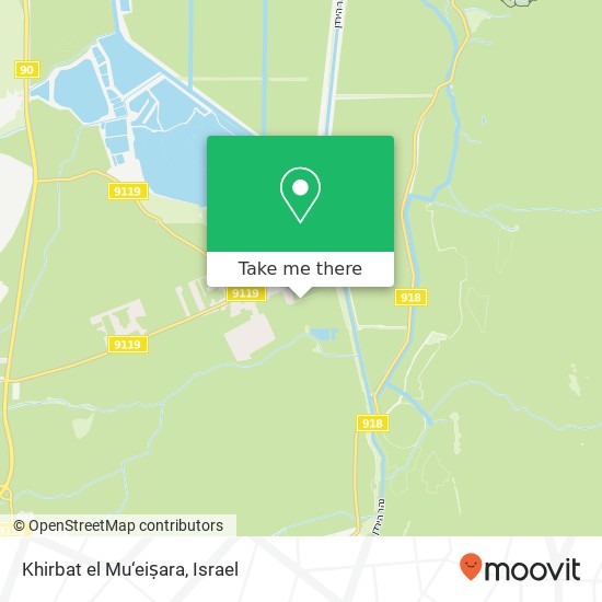 Khirbat el Mu‘eiṣara map