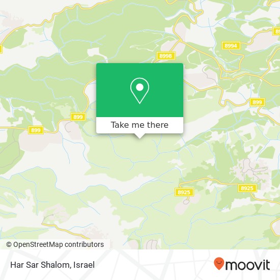 Карта Har Sar Shalom
