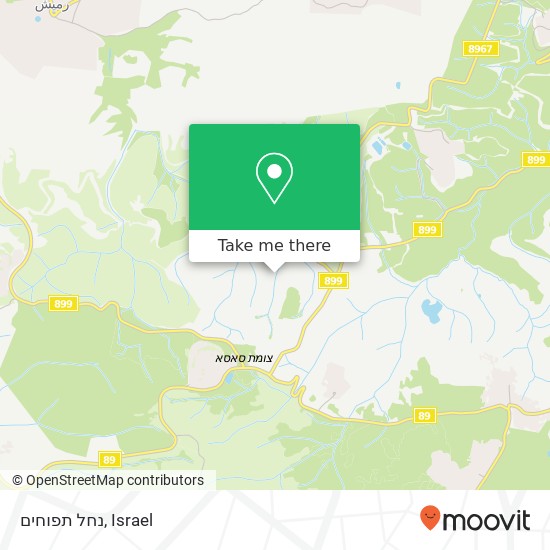 נחל תפוחים map