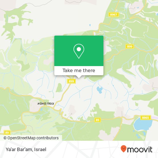 Ya‘ar Bar’am map