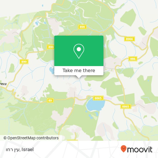 עין רחו map