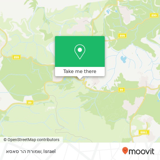 שמורת הר סאסא map