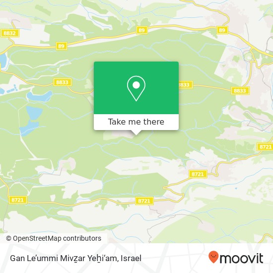 Gan Le’ummi Mivẕar Yeẖi‘am map
