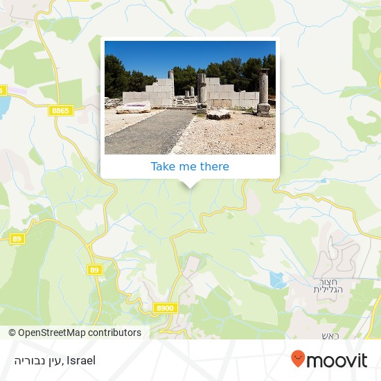 עין נבוריה map