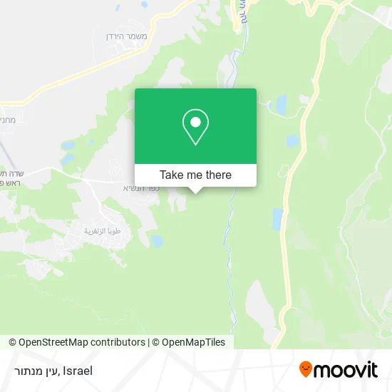 Карта עין מנתור