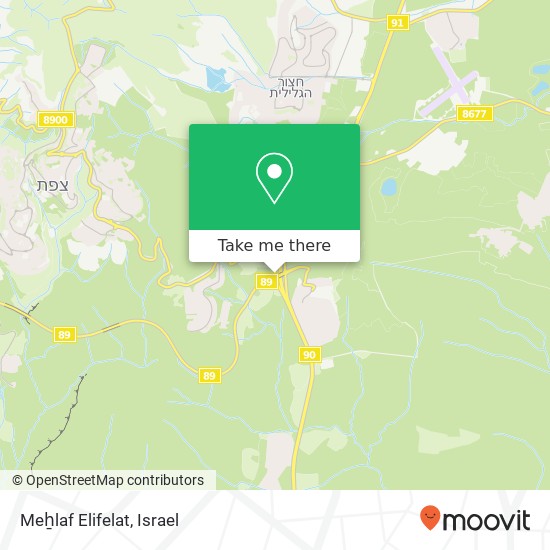 Meẖlaf Elifelat map