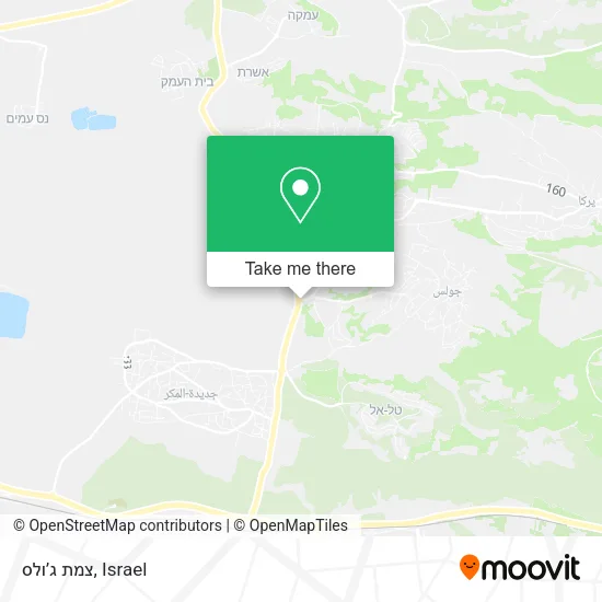 Карта צמת ג’ולס