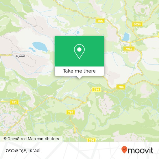 יער שכניה map