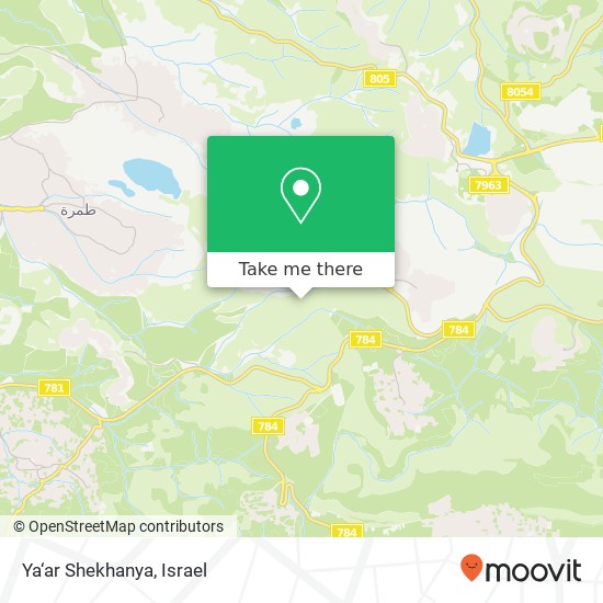Ya‘ar Shekhanya map