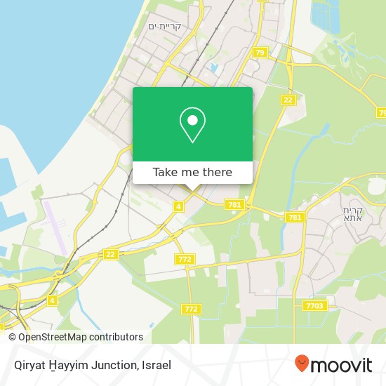 Карта Qiryat H̱ayyim Junction