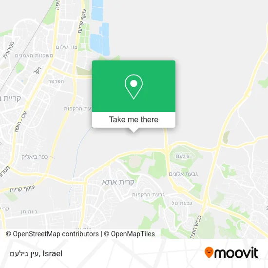Карта עין גילעם