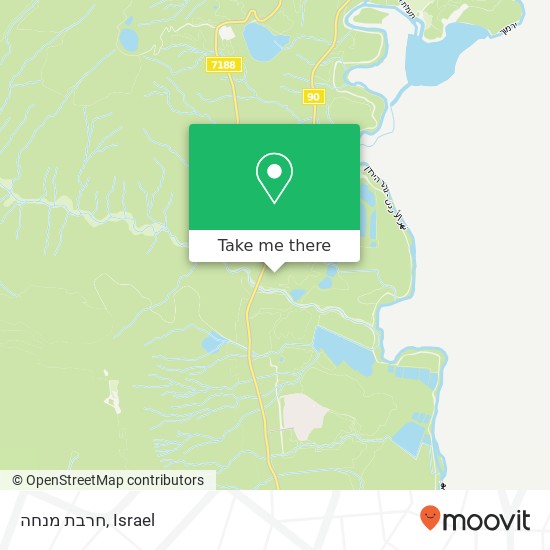 חרבת מנחה map