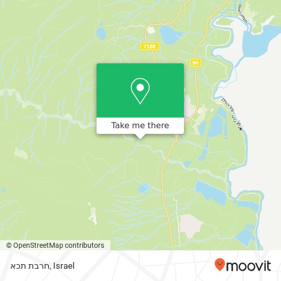 חרבת תכא map