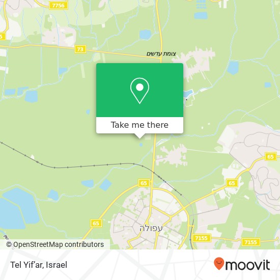 Карта Tel Yif’ar