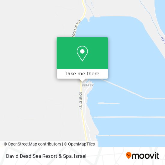 Карта David Dead Sea Resort & Spa