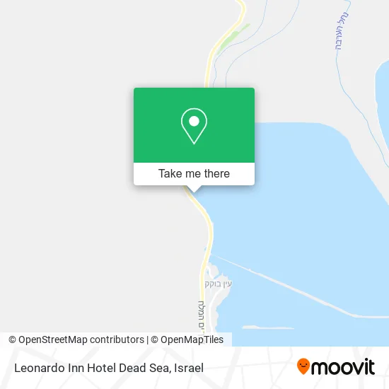 Карта Leonardo Inn Hotel Dead Sea