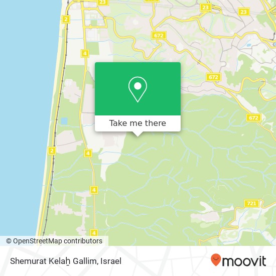 Карта Shemurat Kelaẖ Gallim