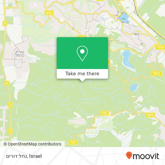 נחל דורים map