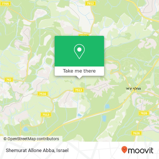 Карта Shemurat Allone Abba