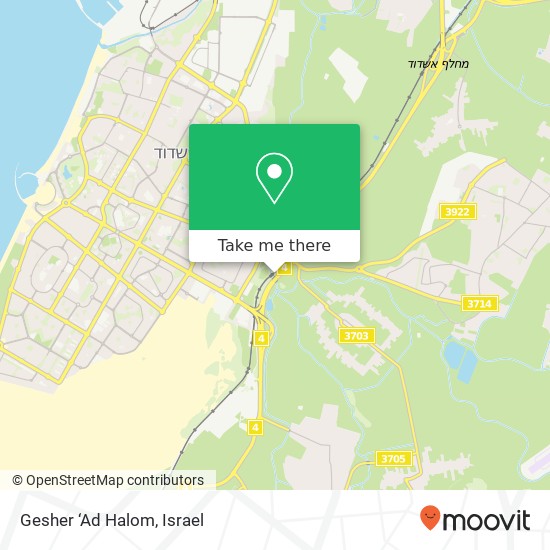 Карта Gesher ‘Ad Halom