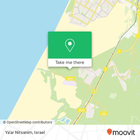Ya‘ar Nitsanim map