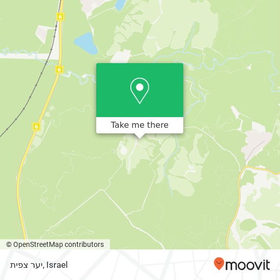 יער צפית map